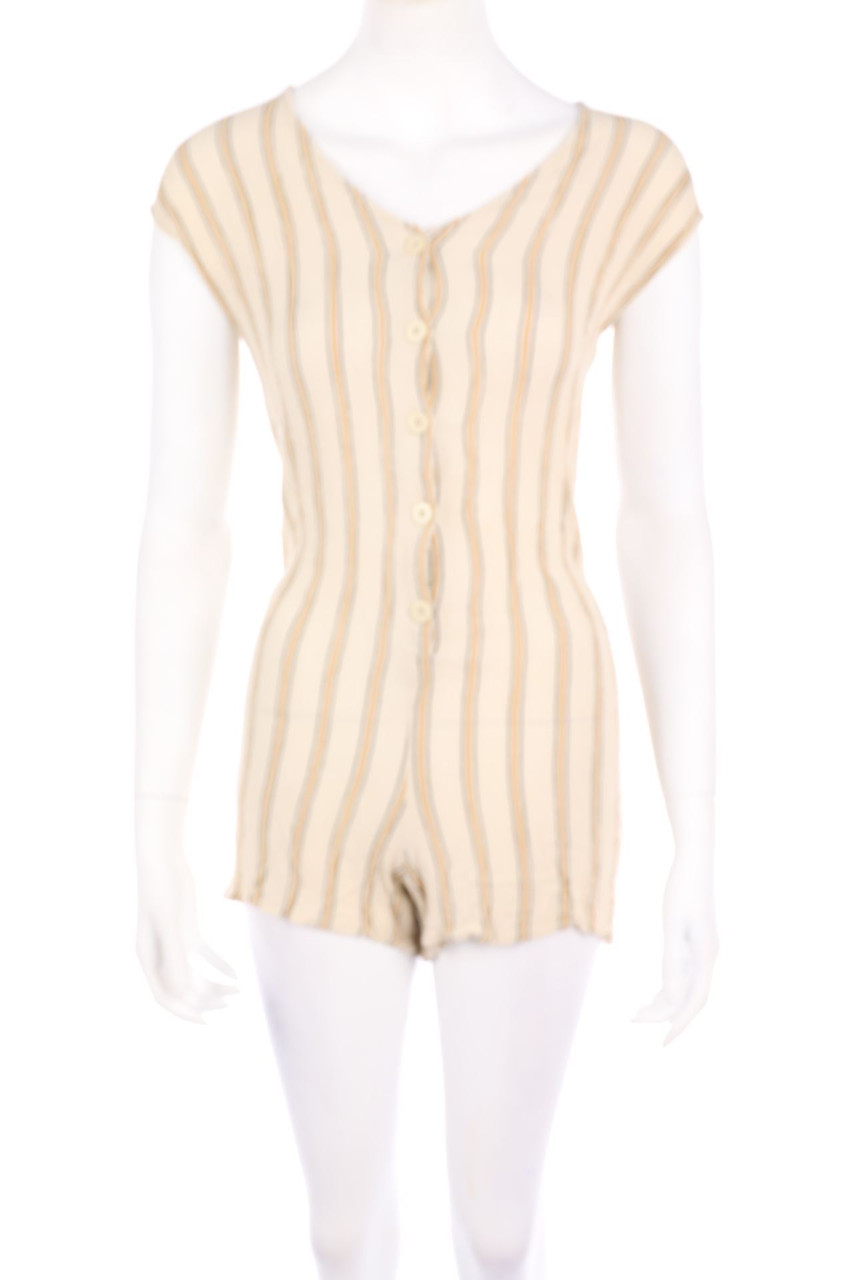 Ohne Label - Playsuit mit Streifen - D 34