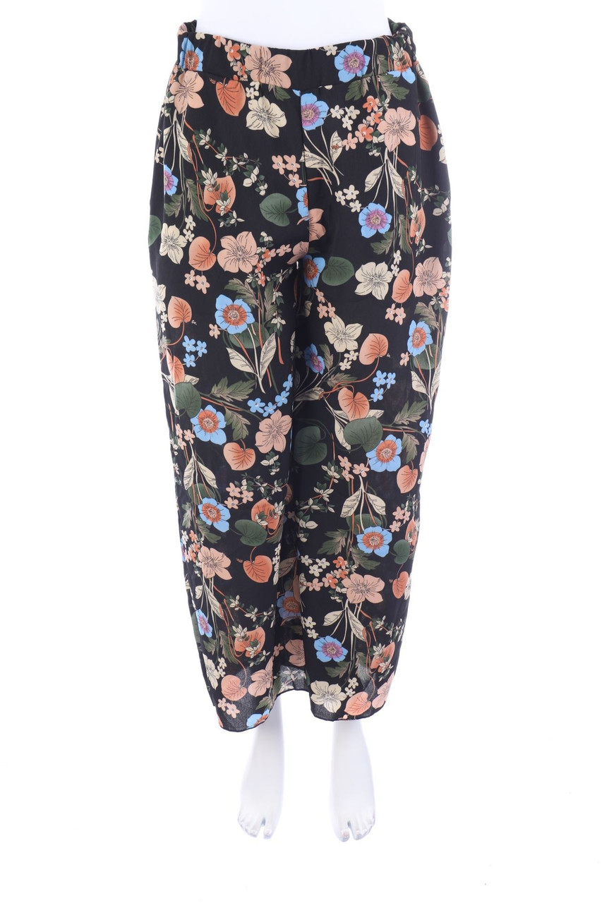 Ohne Label - Hose mit Blumen-Print - W28