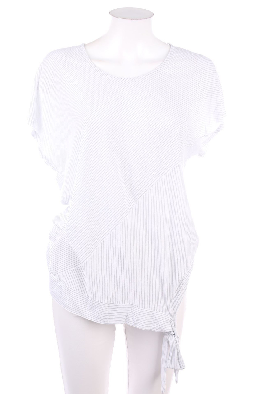 GERRY WEBER - Kurzarm-Shirt mit Streifen - D 44