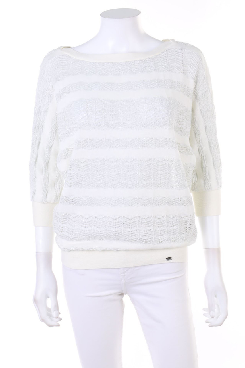 AX ARMANI EXCHANGE - Glitzer-Batwing-Pullover - S