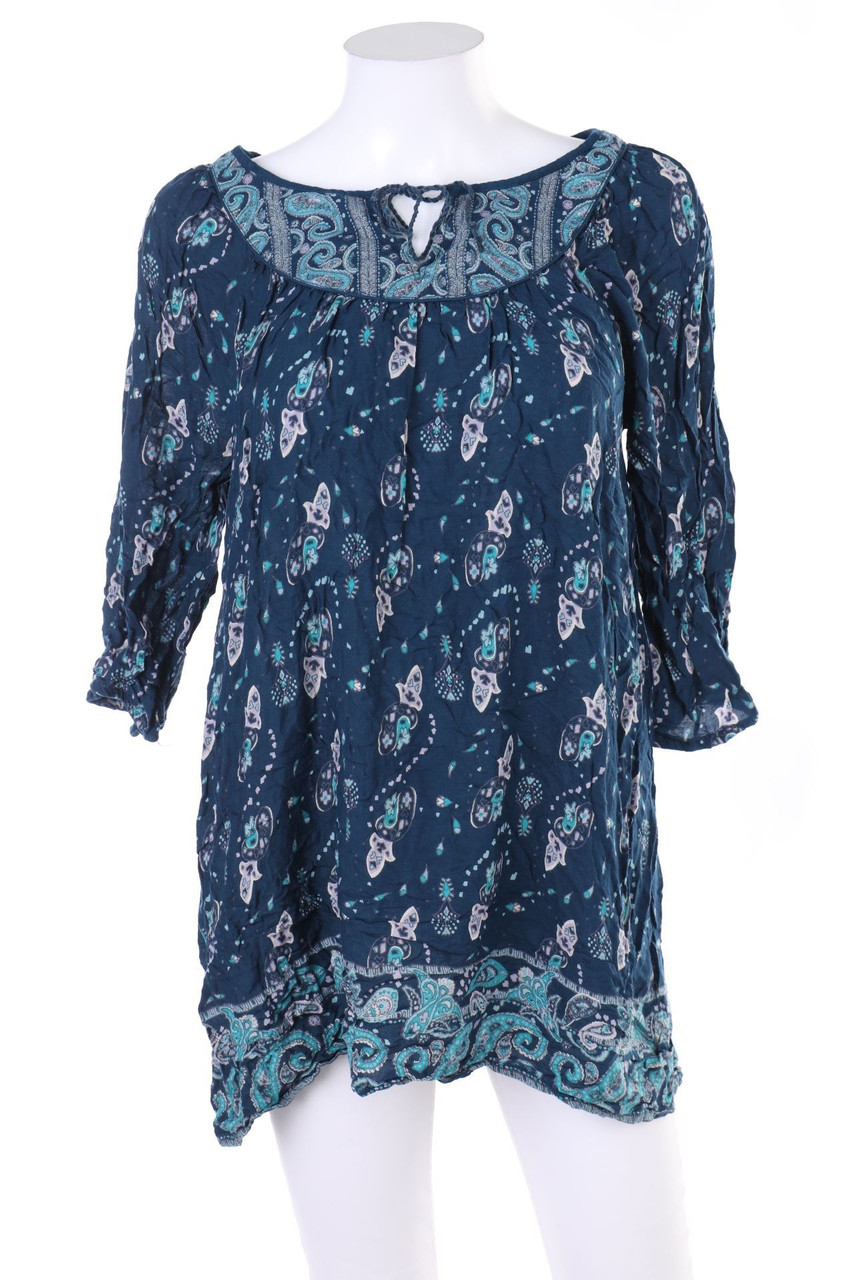 H&M DIVIDED - Bluse mit Ethno-Print - D 36