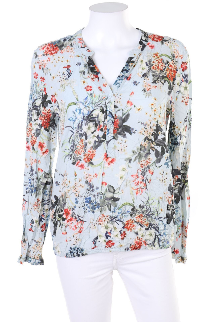 RESERVED - Bluse mit Blumen-Print - D 38