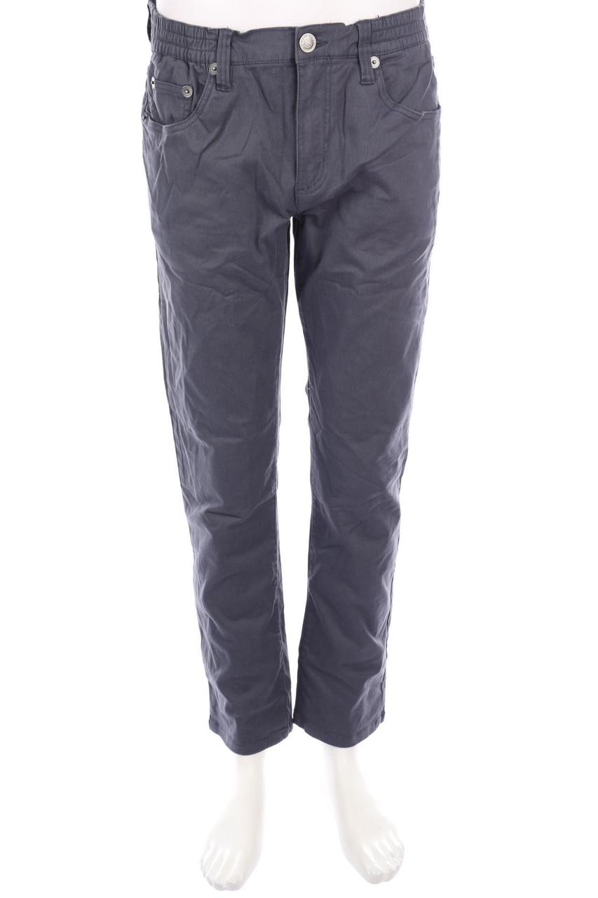 MAN´S WORLD - Straight Cut Jeans mit Logo-Patch - 50