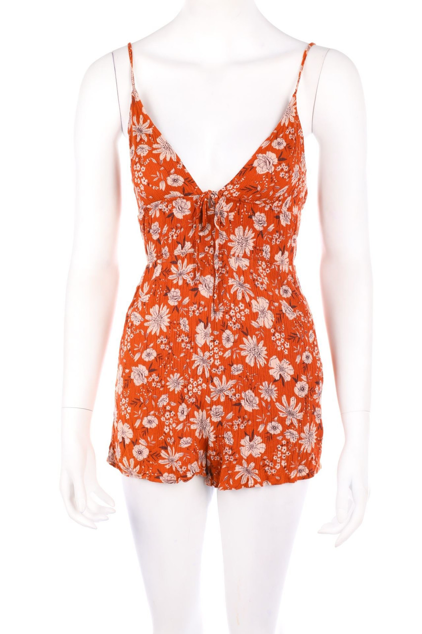 PULL&BEAR - Playsuit mit Blumen-Print - S