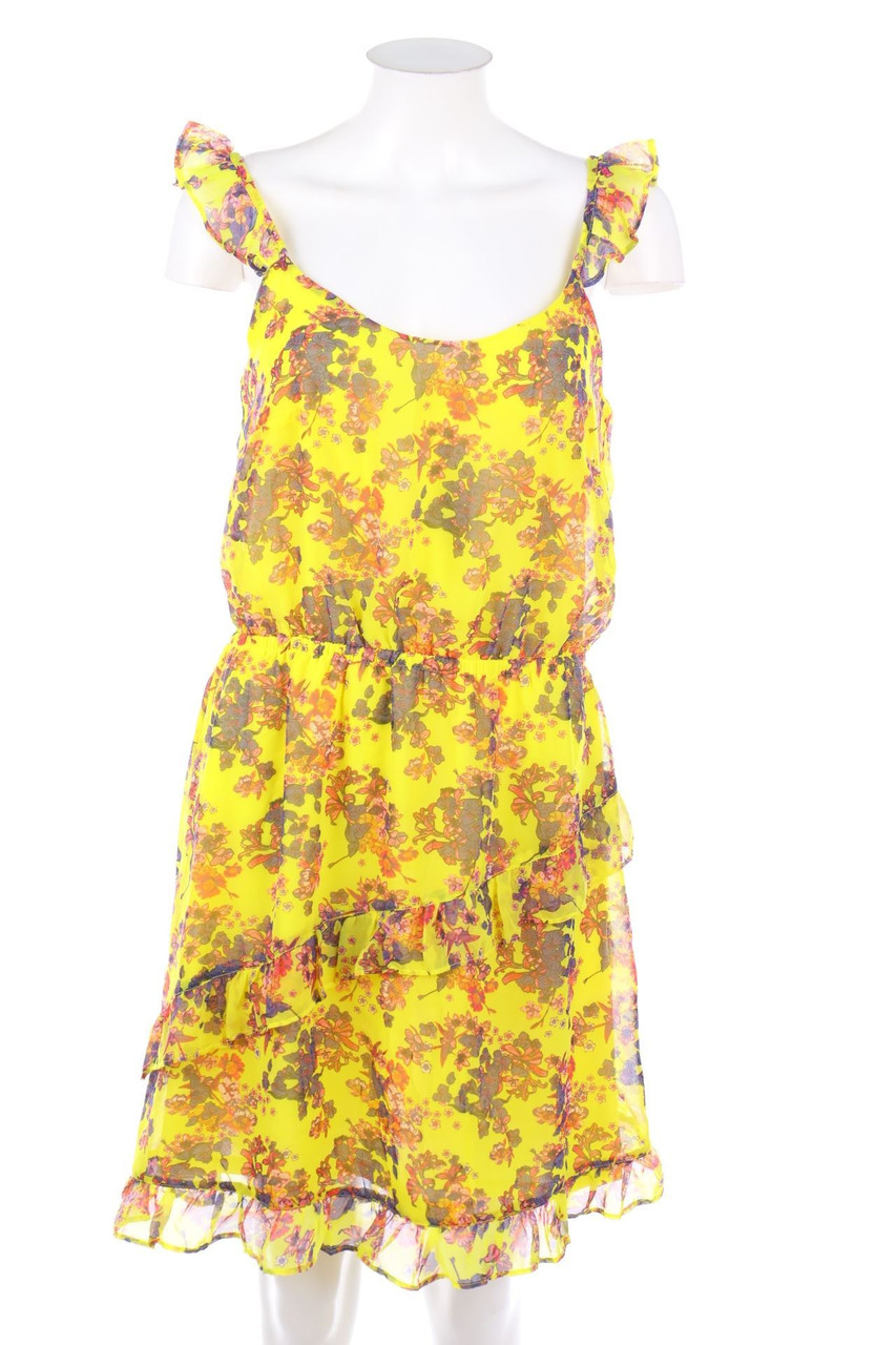 Ohne Label - Kleid mit Blumen-Print - D 38