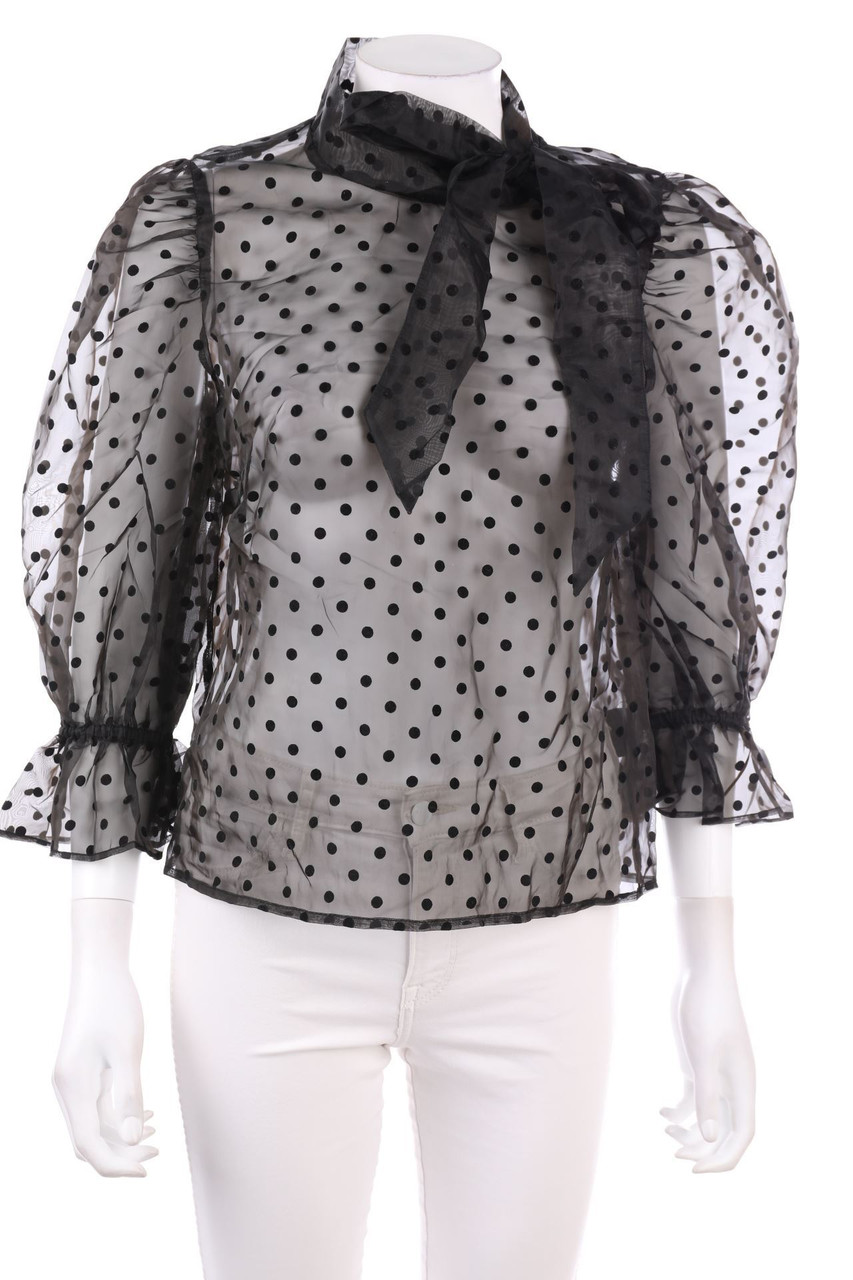 H&M DIVIDED - Bluse mit Puffärmeln mit Schleife - D 36