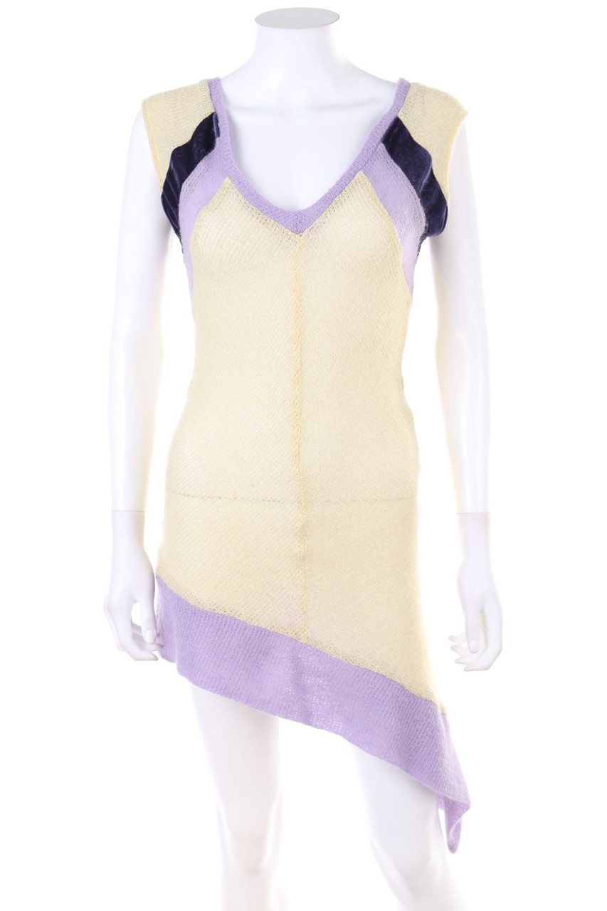 DESIGNERS REMIX COLLECTION - Glitzer-Strickkleid aus Mohair-Mix - S