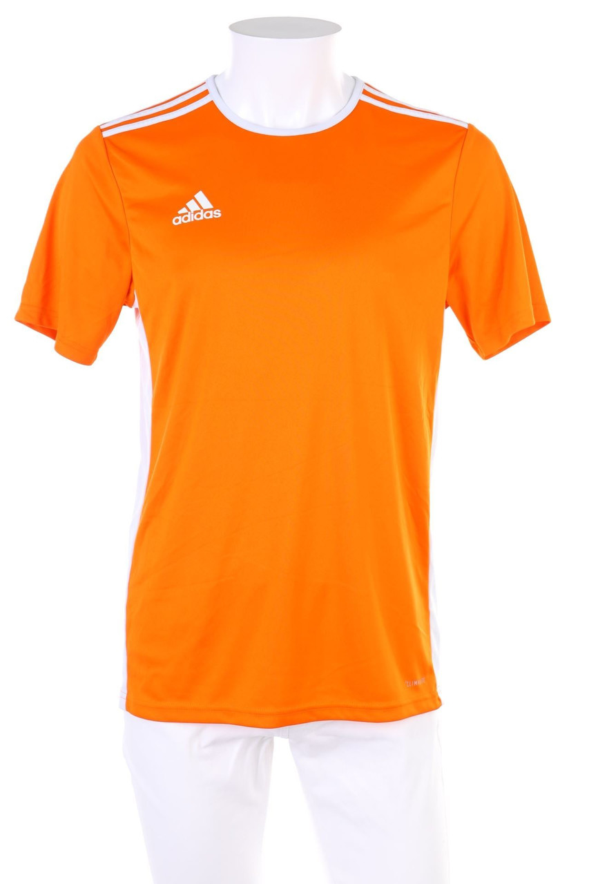 adidas - Sport-Shirt mit Logo-Print - M