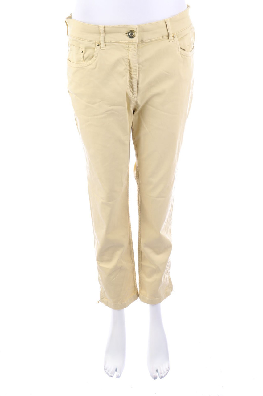 ZERRES JEANS - Hose mit Schmuckstein-Applikation - D 42