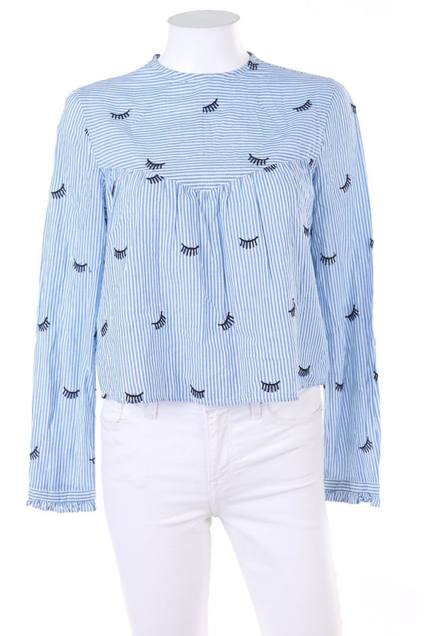 Bershka BSK GIRL - Bluse mit Stickereien - XS