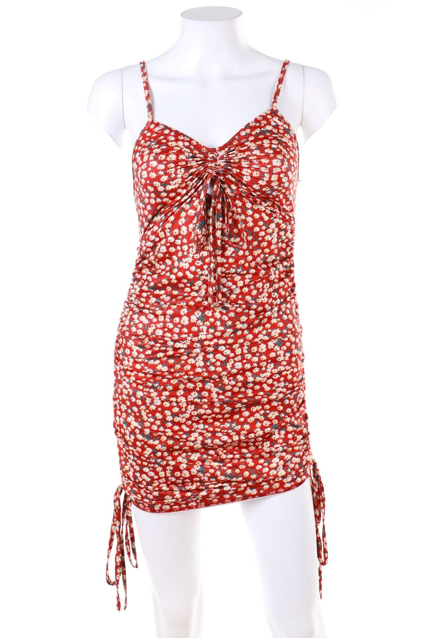 SHEIN - Minikleid mit Blumen-Print - D 34