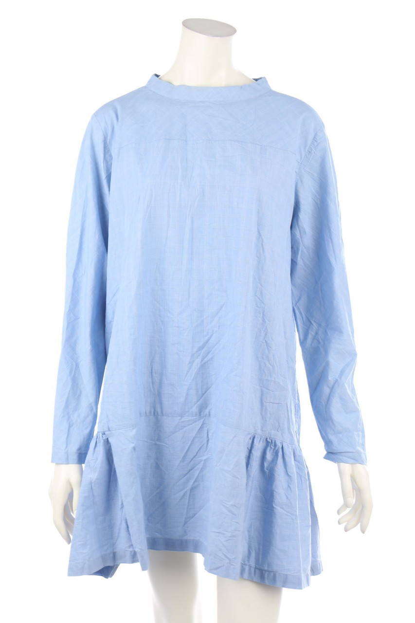 MADS NØRGAARD - Oversize-Kleid mit Karo-Muster - D 38