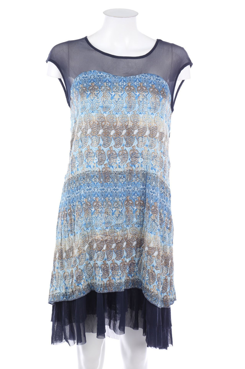 eclipse - Minikleid mit Mesh-Einsatz - L