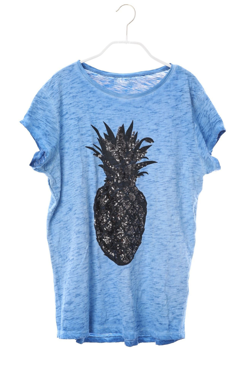 REVIEW - Garment Dyed-T-Shirt mit Pailletten - 164