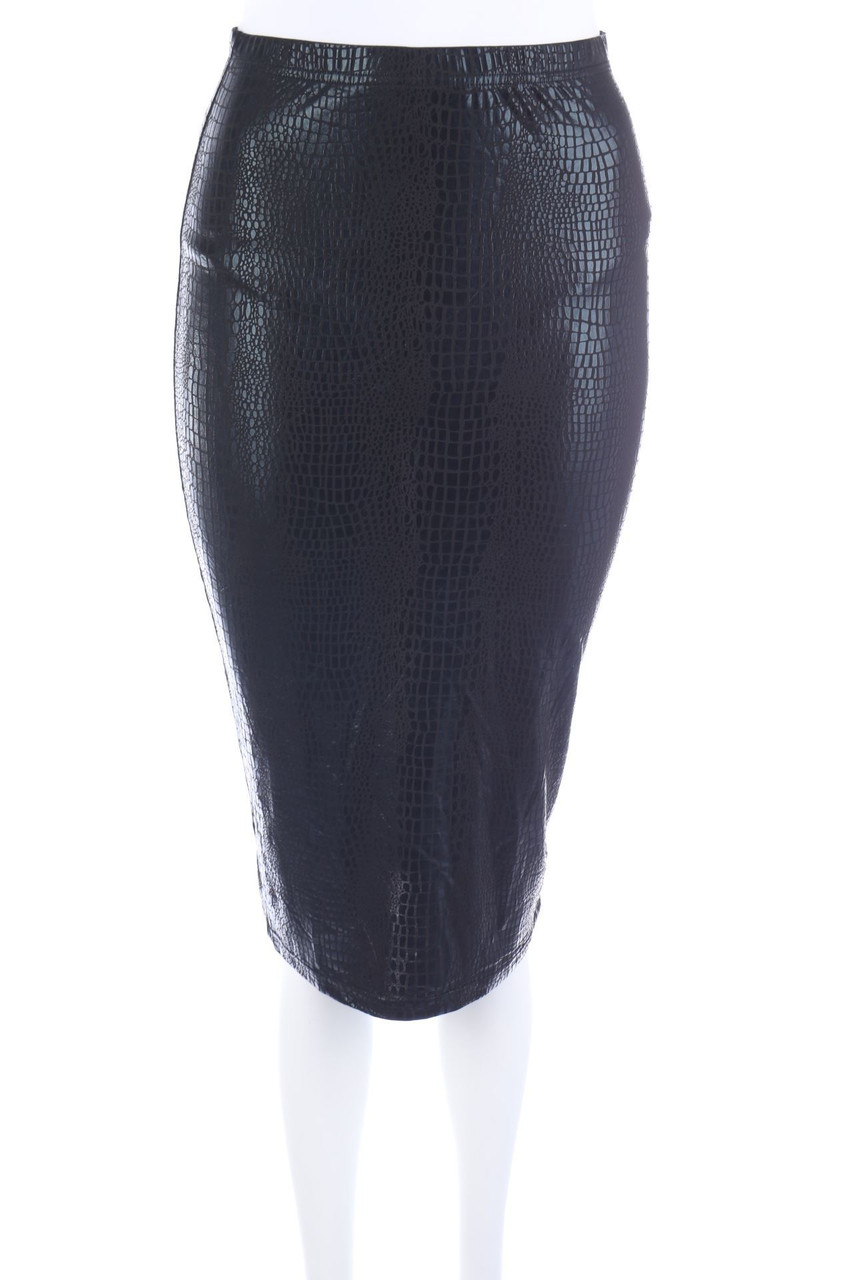 SHEIN - Midirock mit Animal-Print - XS