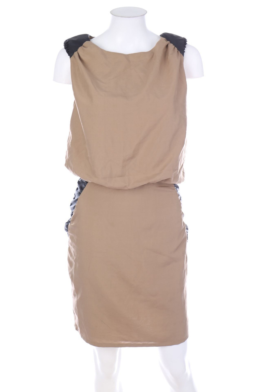 VERO MODA - Cocktailkleid mit Kunstleder-Details - D 34