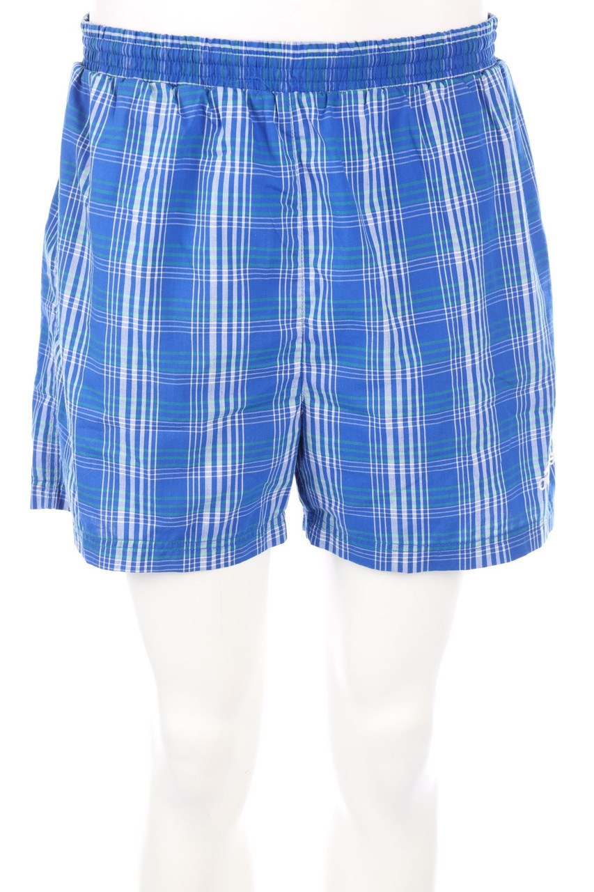 adidas - Schwimm-Shorts mit Karo-Muster - W32