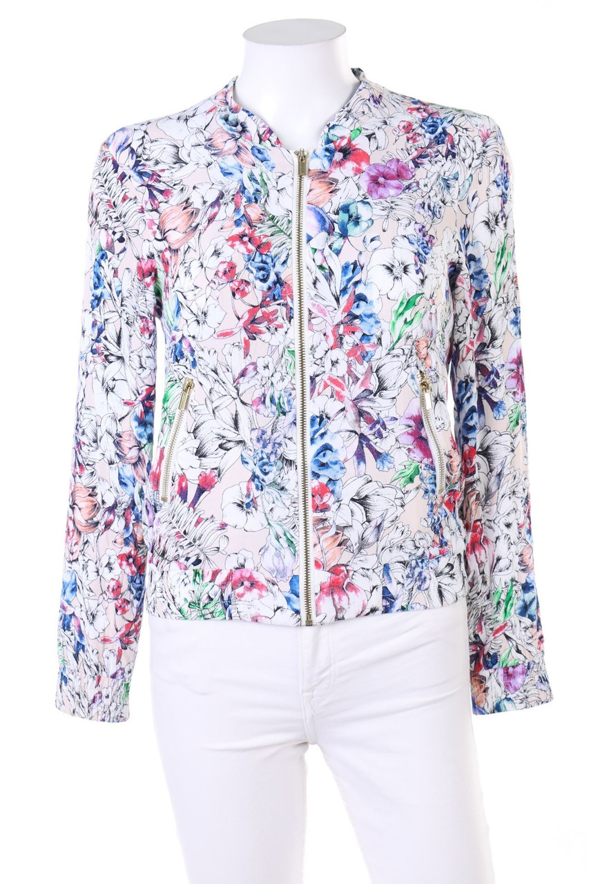 H&M - Blouson-Jacke mit floralem Muster - D 34