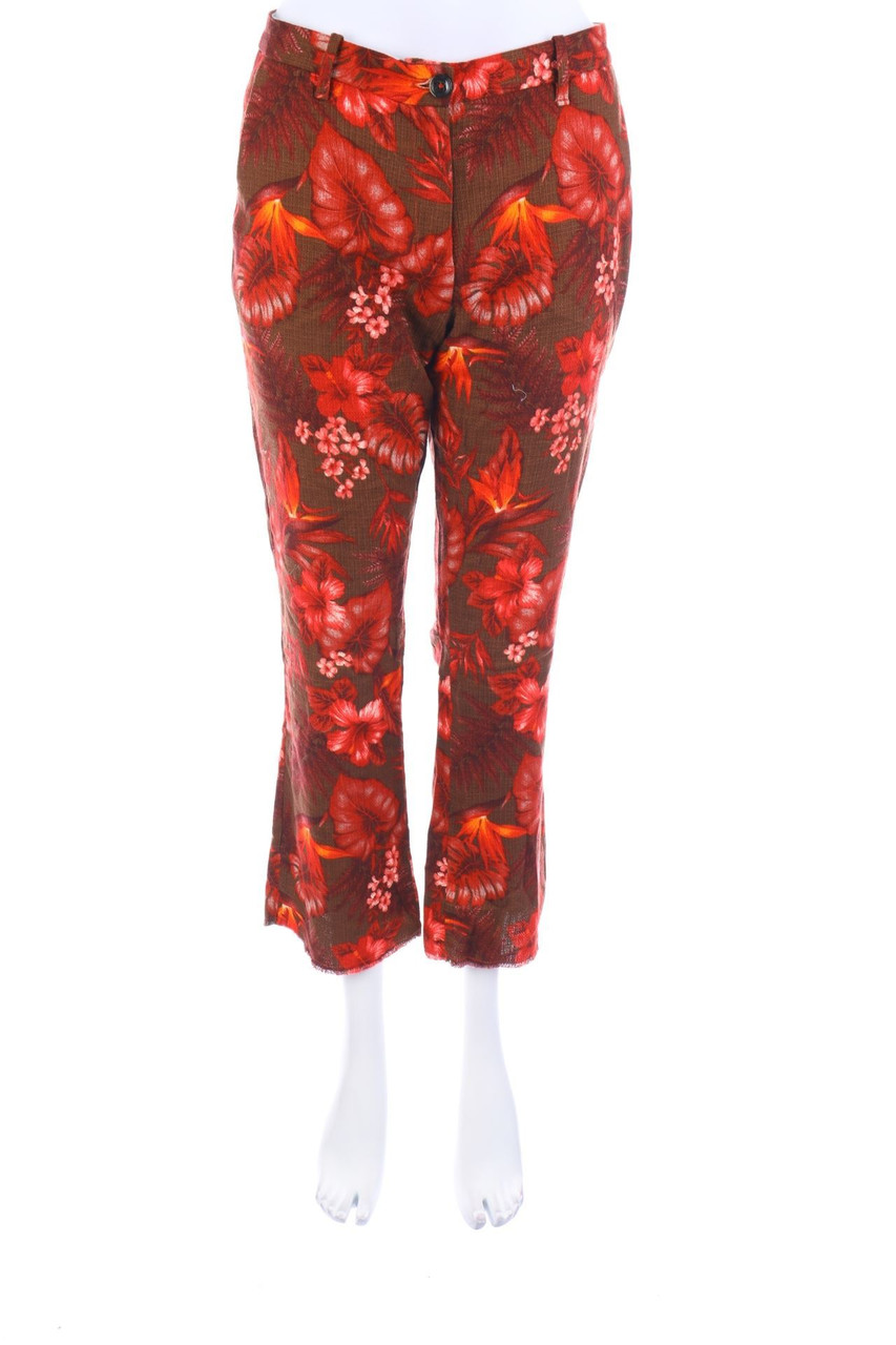 NINE:INTHE:MORNING - Hose mit Print mit floralem Muster - W31