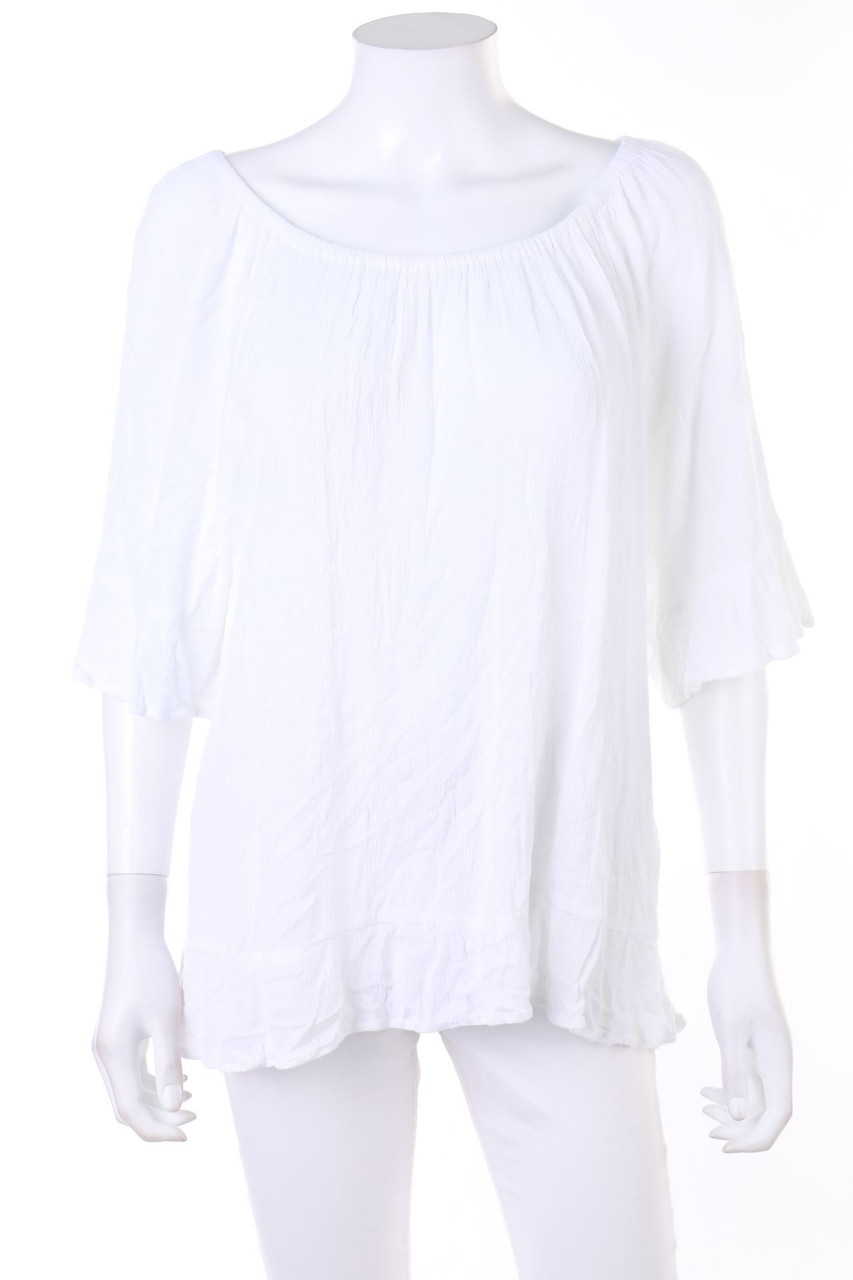 soyaconcept - Bluse mit 3/4-Ärmel mit Volants - XL