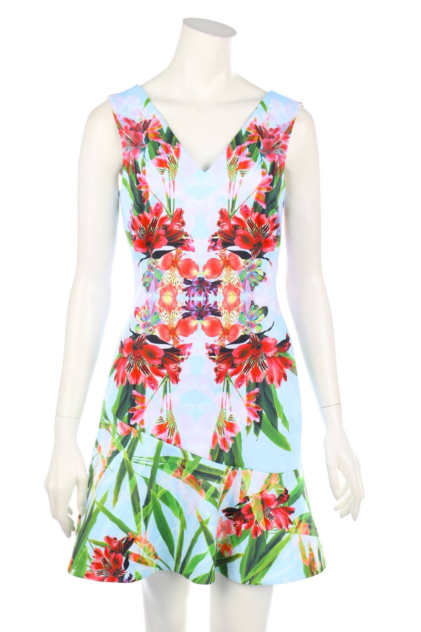 KAREN MILLEN - Kleid mit Blumen-Print - D 36