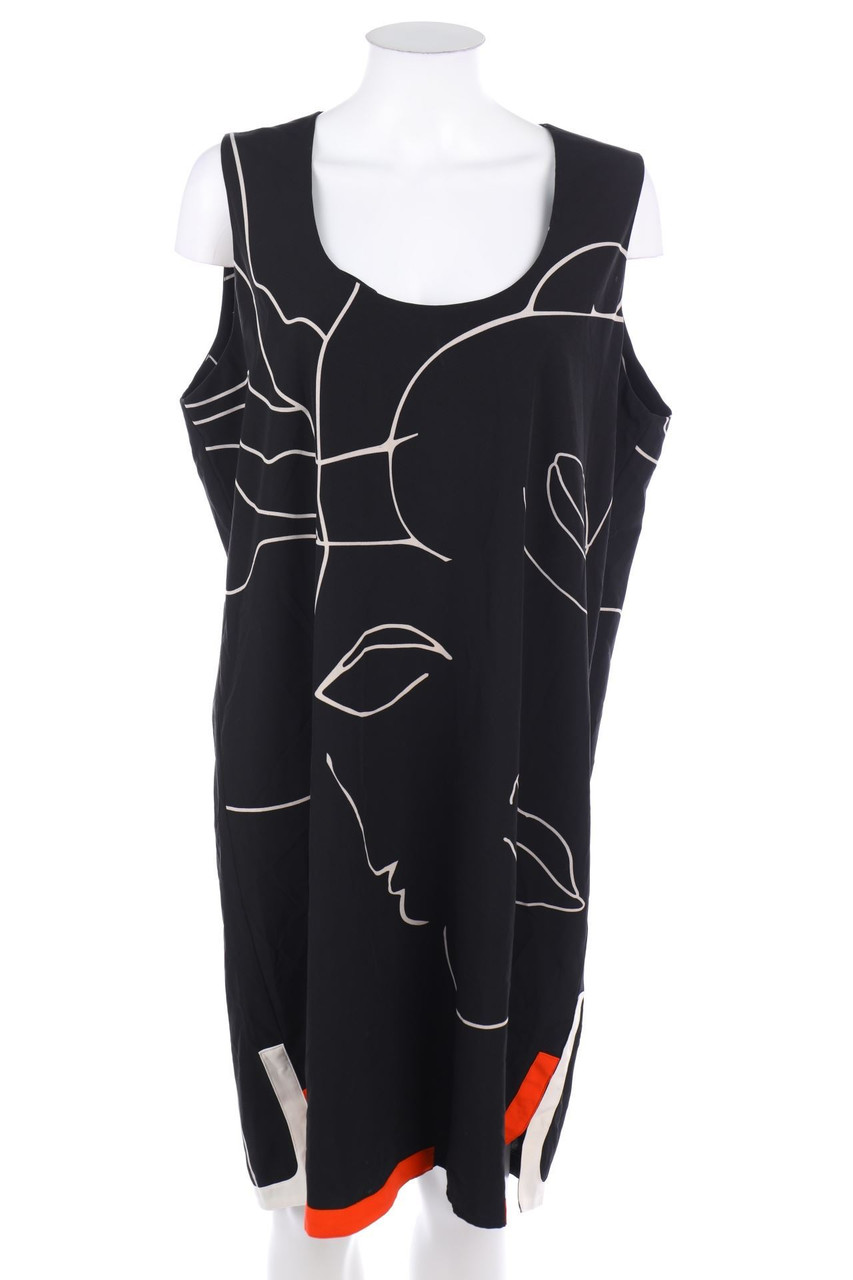 MISS CAPTAIN - Shift-Kleid mit Print - D 46