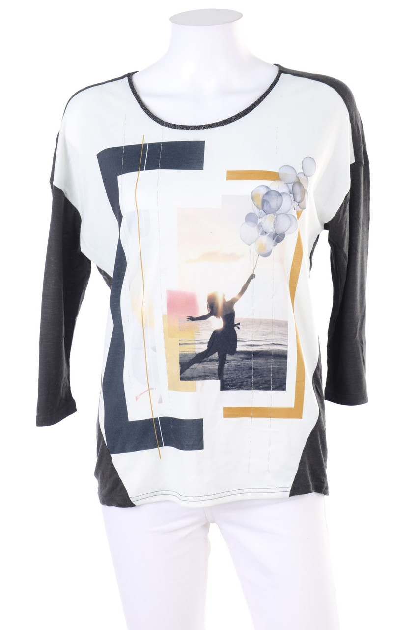 GERRY WEBER - 3/4-Arm-Shirt mit Wolle - D 36