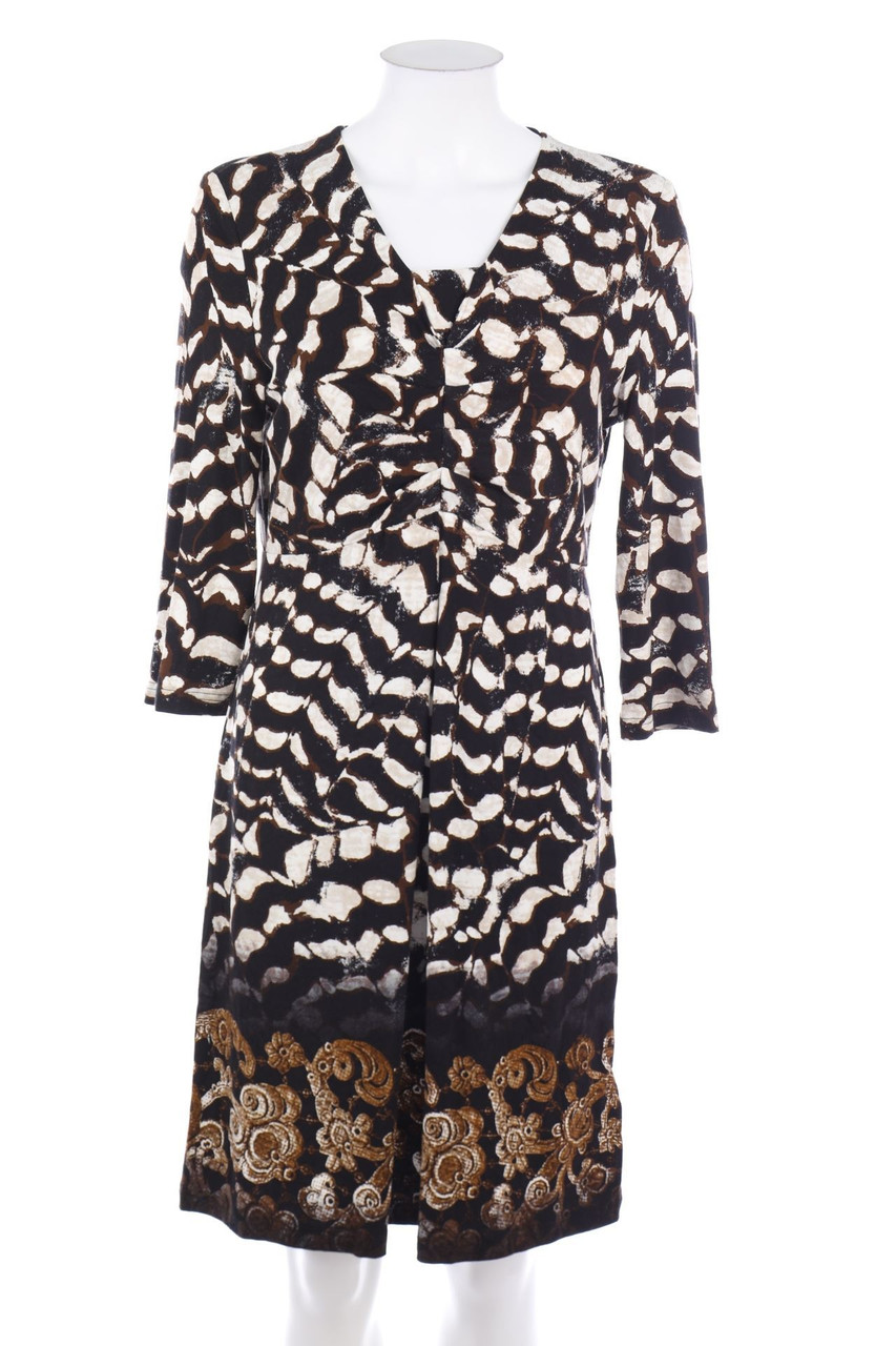 TAIFUN - Jersey-Kleid mit Drapierung - D 38