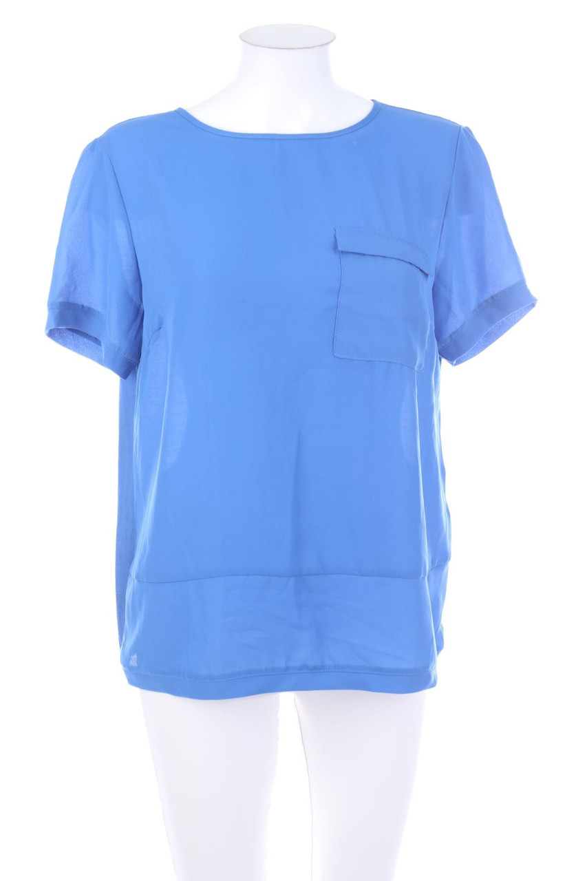 OVS - Kurzarm-Bluse mit Keyhole - L