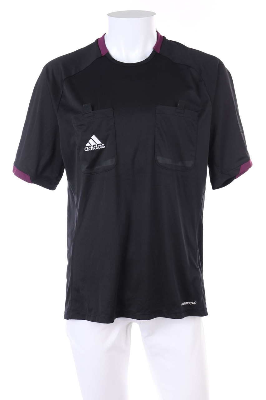adidas - Sport-Shirt mit Logo-Stickerei - XL