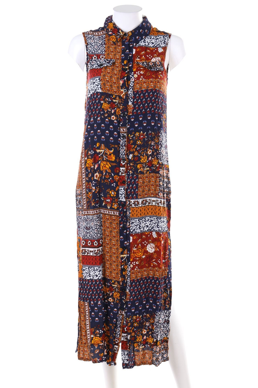 BRAVE SOUL - Blusenkleid mit Blumen-Print - S