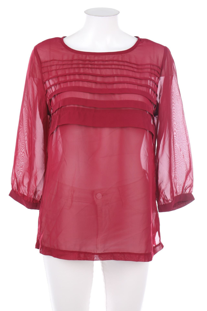 BODYFLIRT - Bluse mit Drapierung - D 38