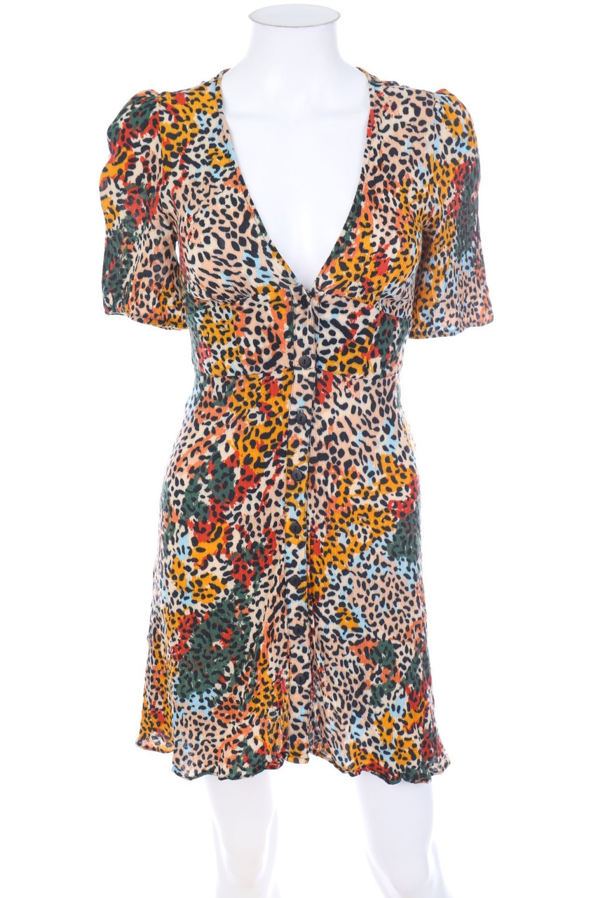 PULL&BEAR - Kleid mit Print - S