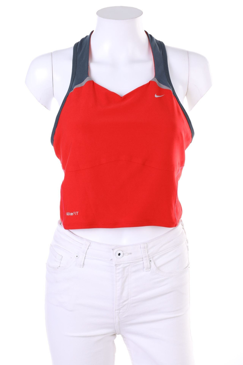 NIKE - Sport Top mit Logo-Print - L