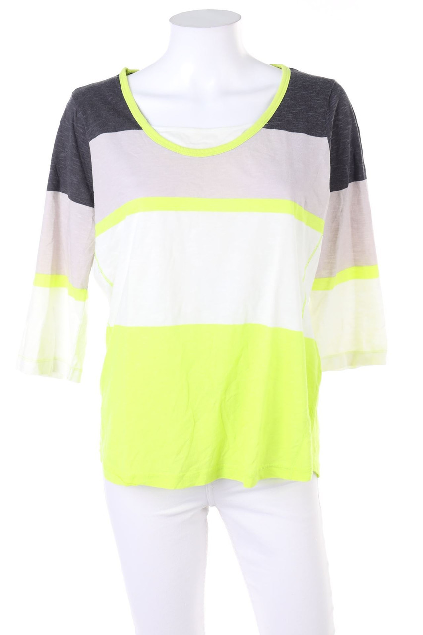 CECIL - 3/4-Arm-Shirt mit Streifen im Layer Look - L