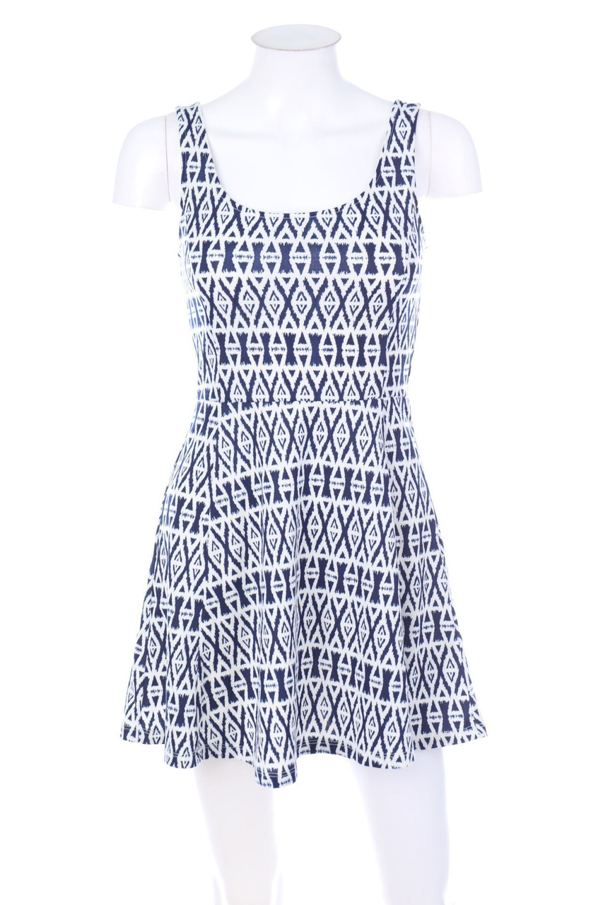 H&M DIVIDED - Skater-Kleid mit Muster - D 34