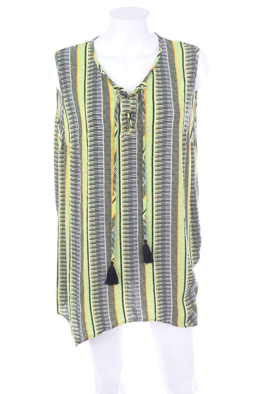 Ulla Popken - Blusentop mit Quasten - D 46-48