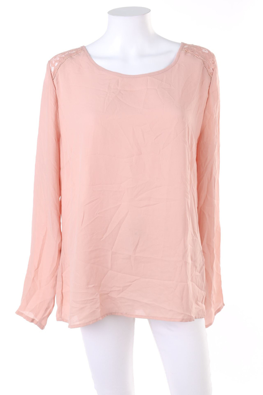 zebra - Bluse mit Spitze - XL