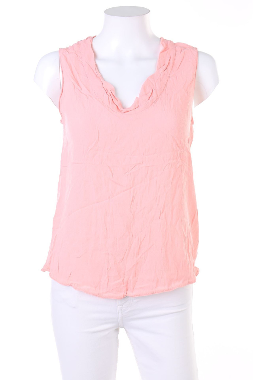 ZARA - Blusentop mit Schleife - L