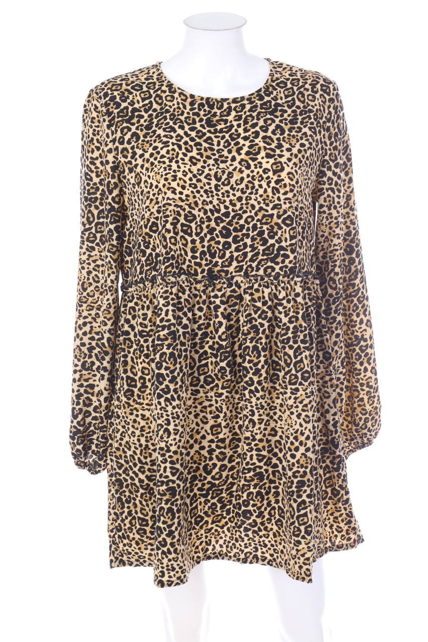 SHEIN - Kleid mit Leo-Print - D 34