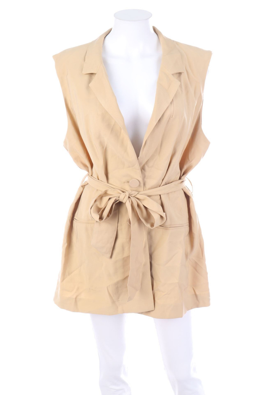 Ohne Label - Weste mit Gürtel - D 38