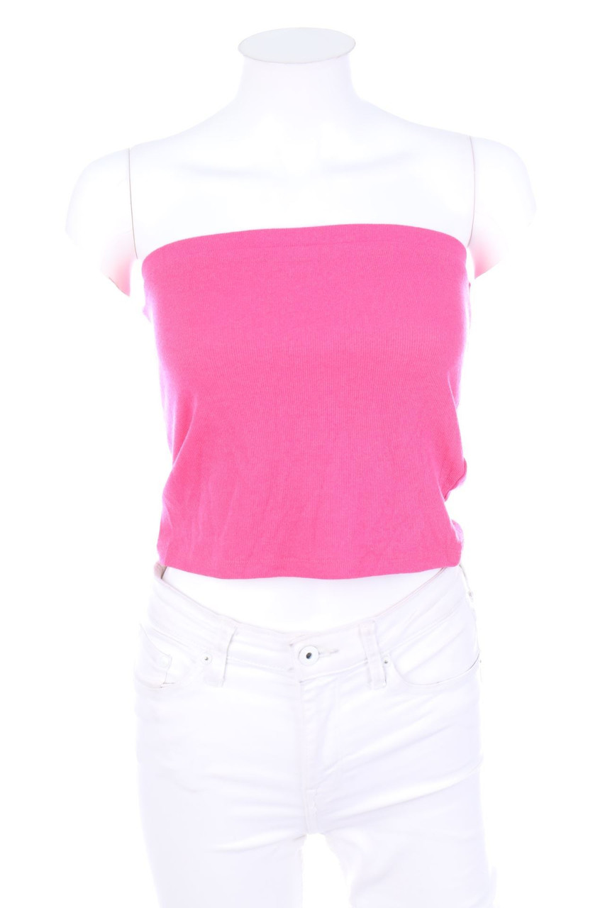 orsay - Cropped-Bustier-Top mit Glitzer - M