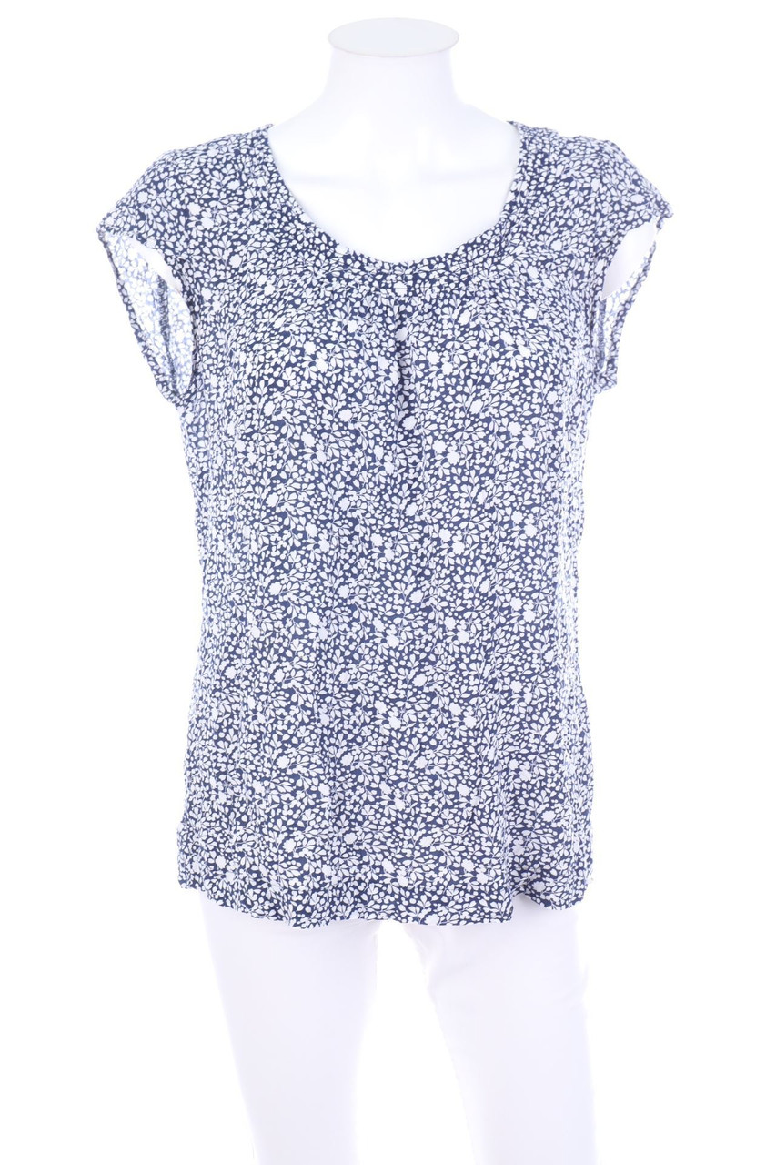TAYLOR & ROSE - Kurzarm-Shirt aus Viskose mit floralem Muster - D 38