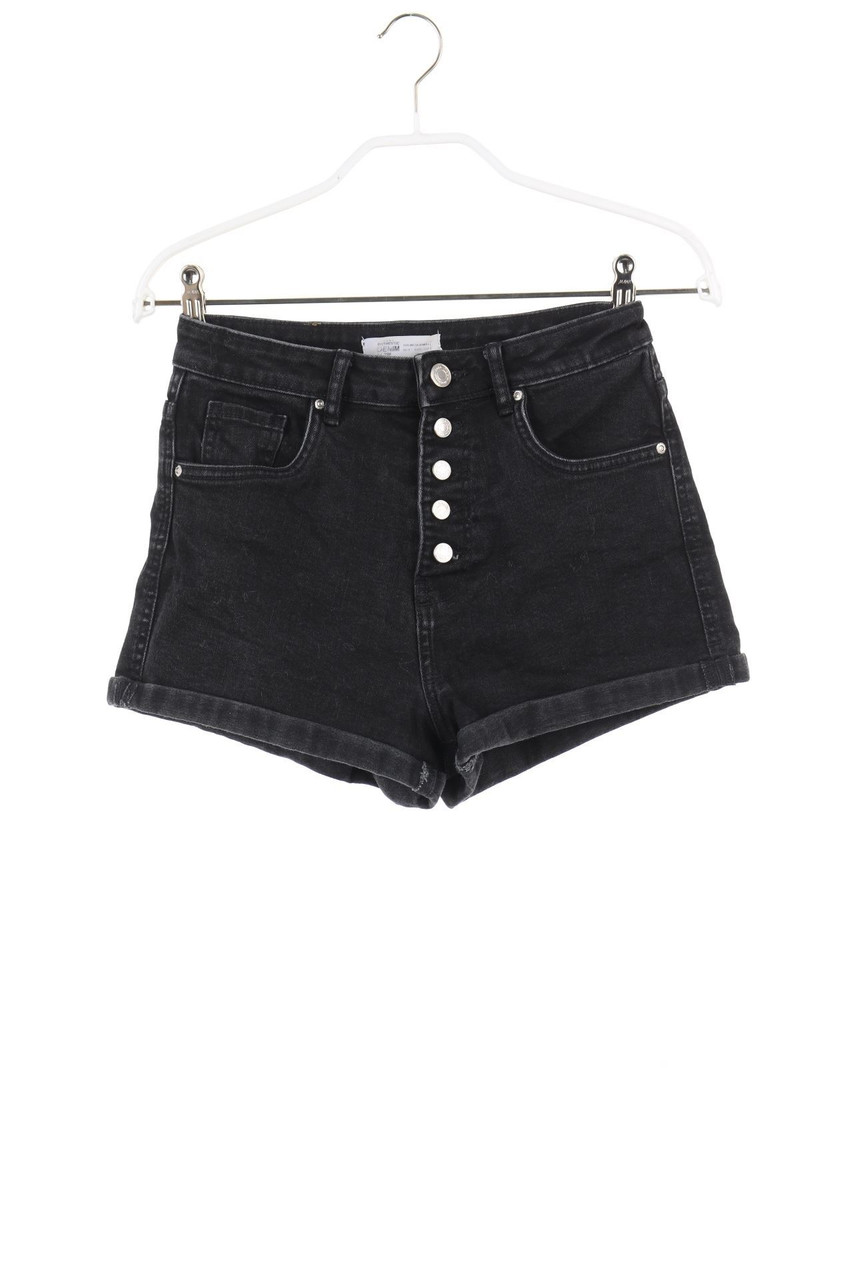 ZARA DENIM - High Waist-Jeans-Shorts - D 34