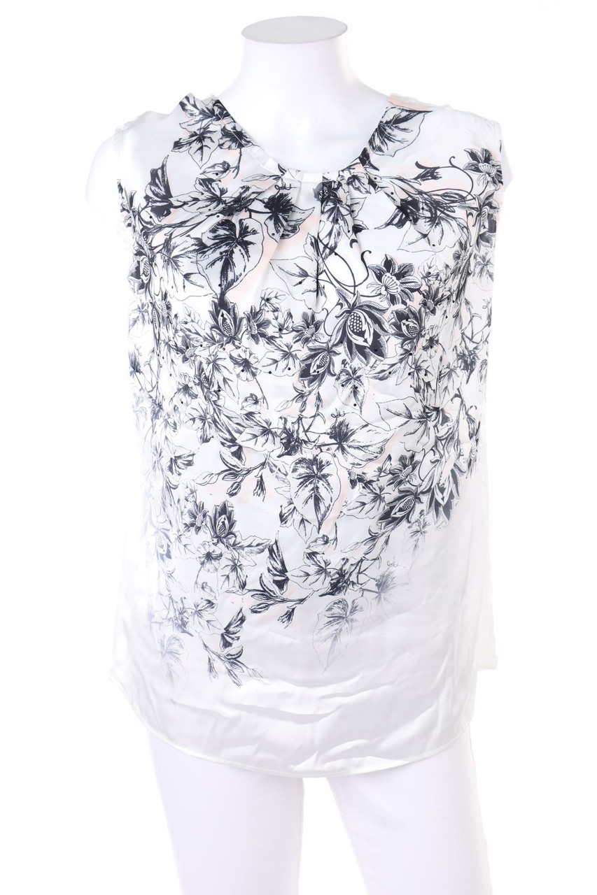 orsay - Blusentop mit Blumen-Print - M