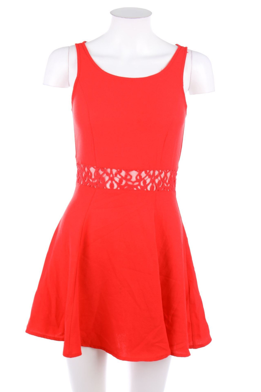 H&M DIVIDED - Kleid mit Spitzen-Einsatz - D 34