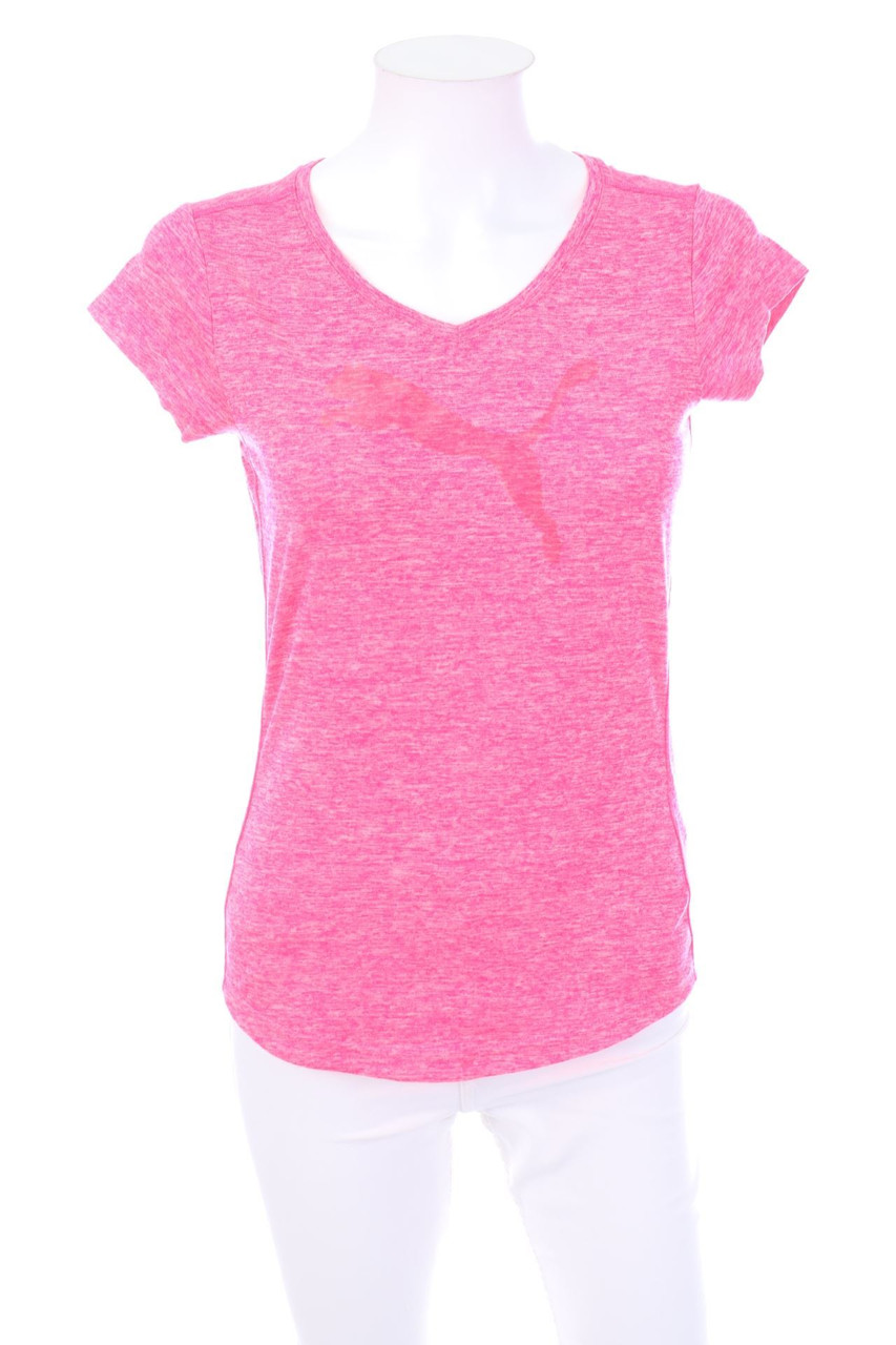 PUMA - Sport T-Shirt mit Logo-Print - D 36