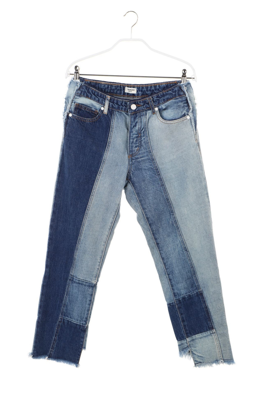 ZADIG & VOLTAIRE DELUXE - Patchwork-Used Look Boyfriend-Jeans - W27