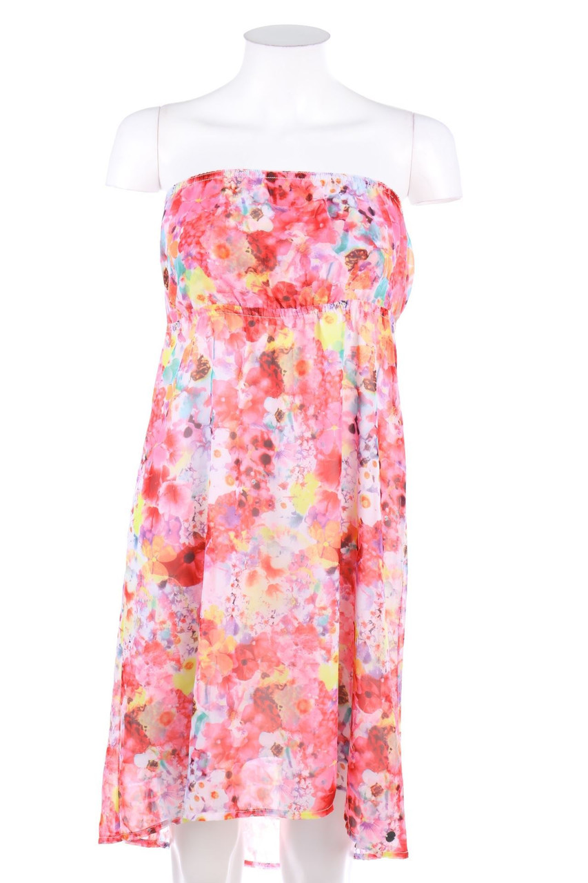 QS by s.Oliver - Minikleid mit Blumen-Print - D 36