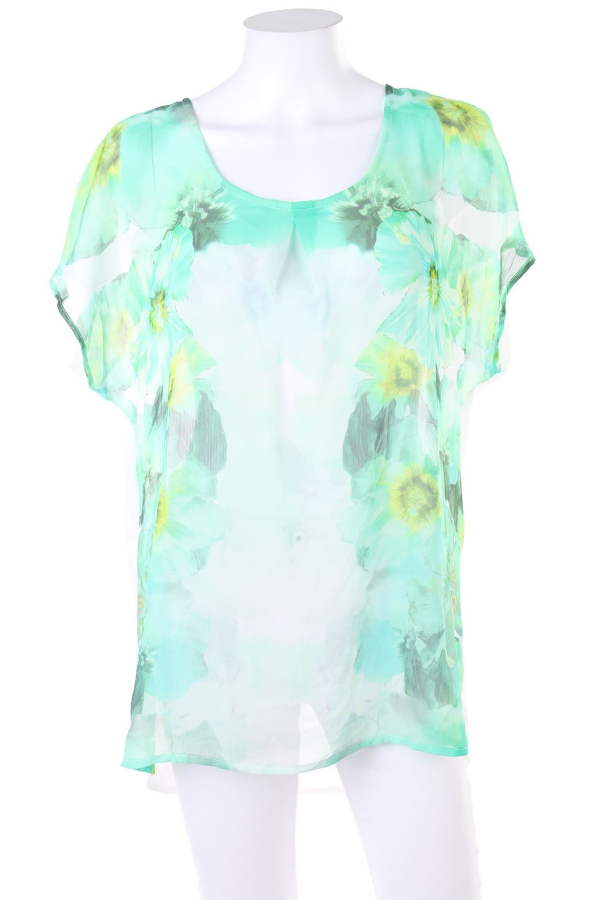 BEXLEYS - Kurzarm-Bluse mit Blumen-Print - D 40
